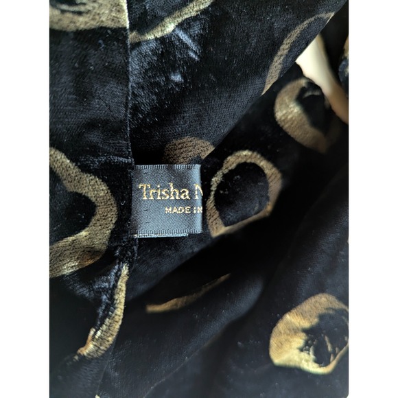 Vintage Velvet Trisha Needham Opera Scarf Black & Gold + Pandemonium Seattle Hat - Picture 11 of 13